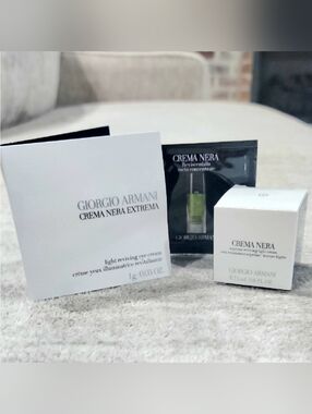 Giorgio Armani Crema Nera Luxury Skincare Set NWT